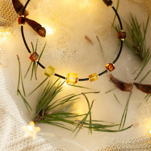 Iridescent Feather Charm Bracelet
